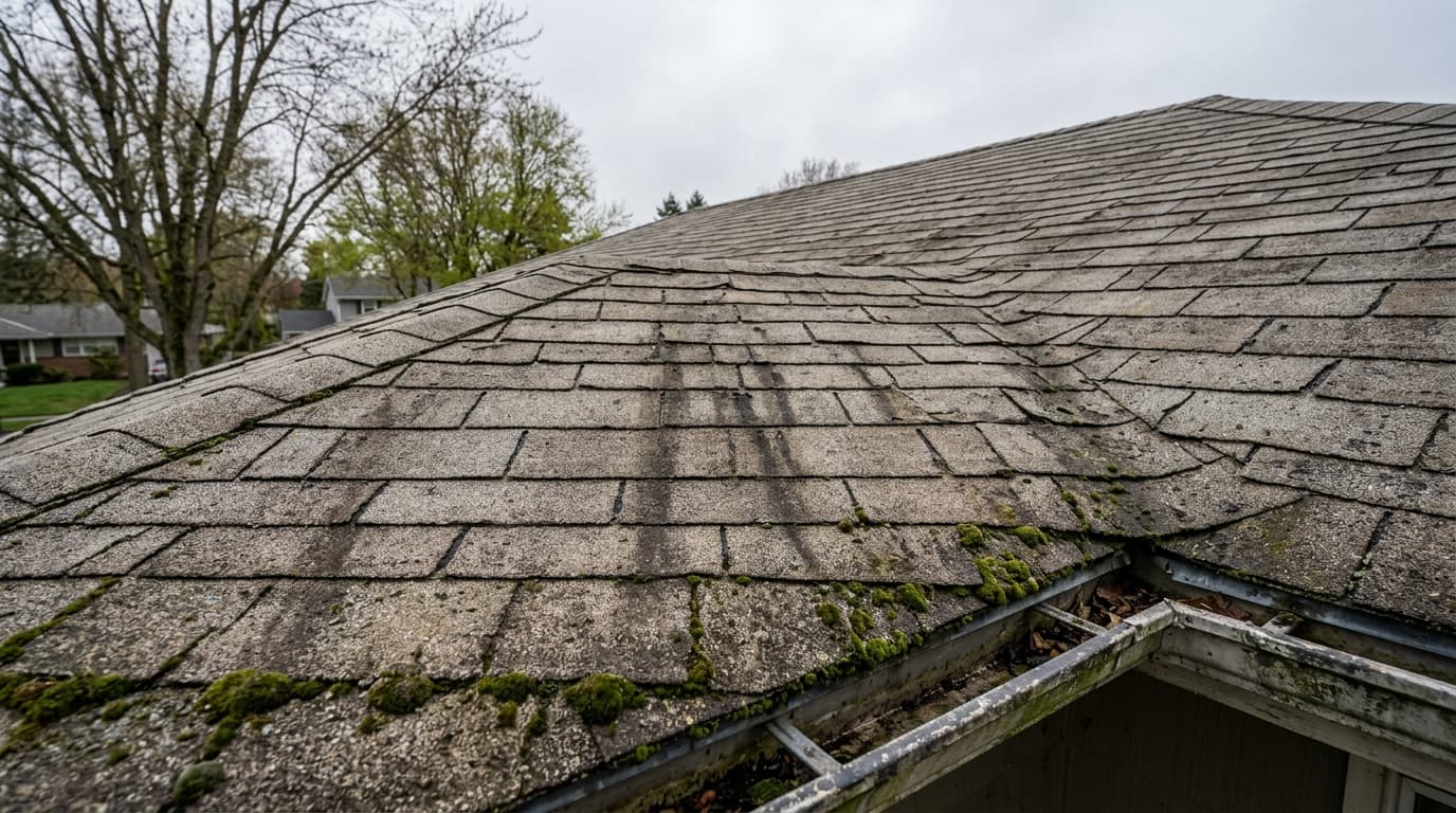 Shingle types — Worn